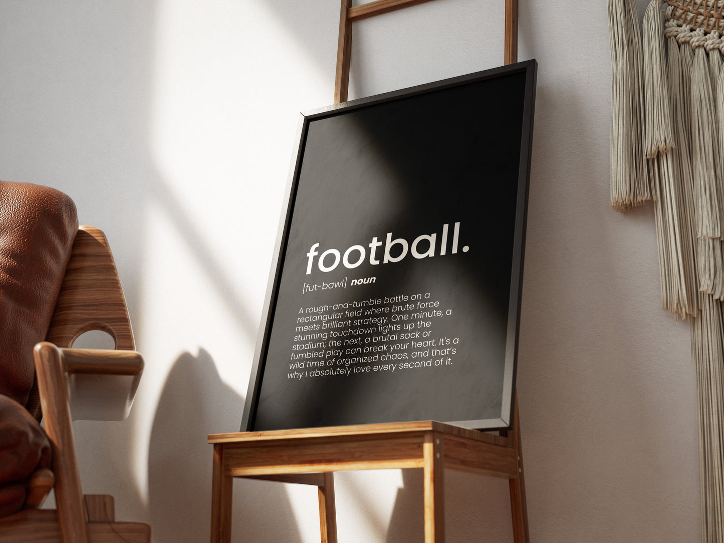 Football Word Poster