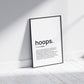 Hoops Word Poster