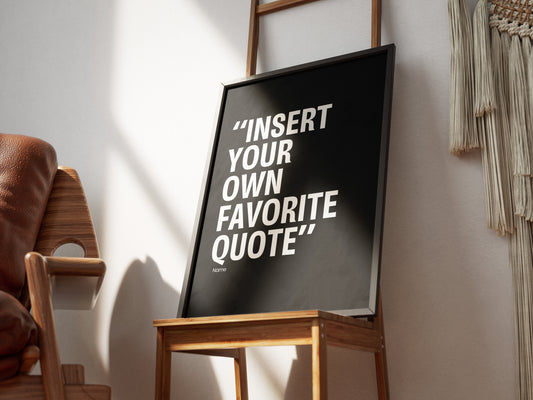 Make Your Own Quote Poster